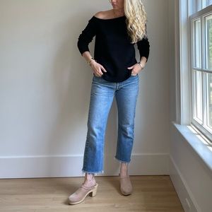 James Perse Chashnere Off the Shoulder Sweater Size 2